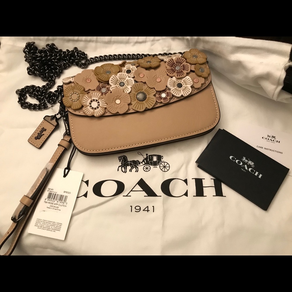 Coach 1941 Tea Rose Clutch